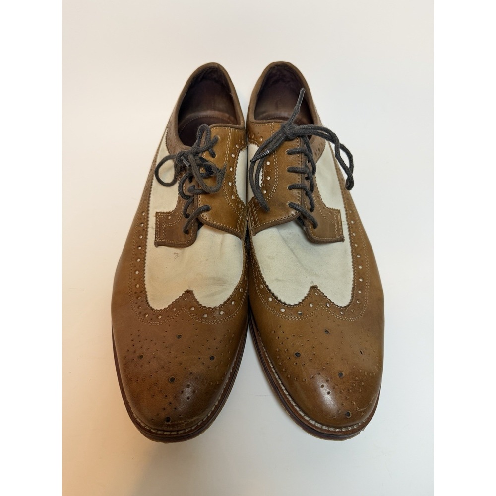 Johnston & Murphy Two-Tone Wingtip Spectator Oxford Shoes, 11.5 M